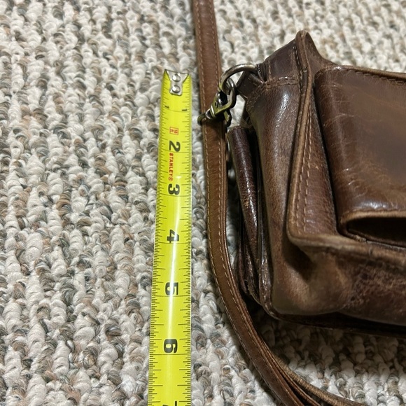 Adrian Klis crossbody wallet EUC Brown Leather Wallet with multiple billfolds - Picture 16 of 16